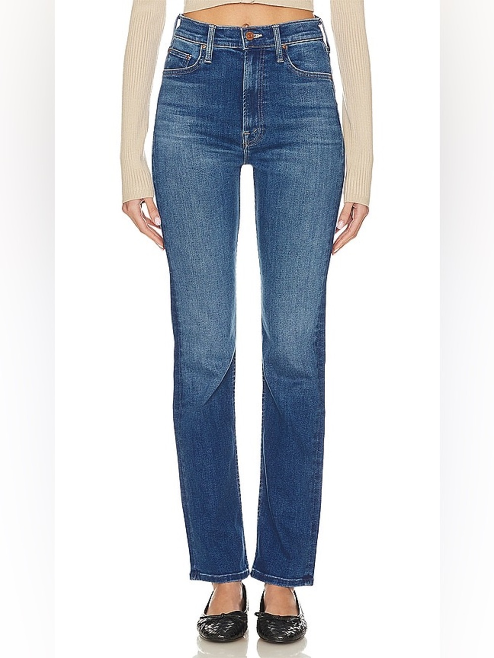 MOTHER High Waisted Rider Skimp Hue Are You?